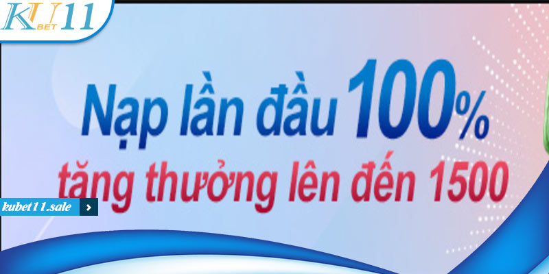 Thưởng nạp lần đầu đến 100% cho hội viên mới 